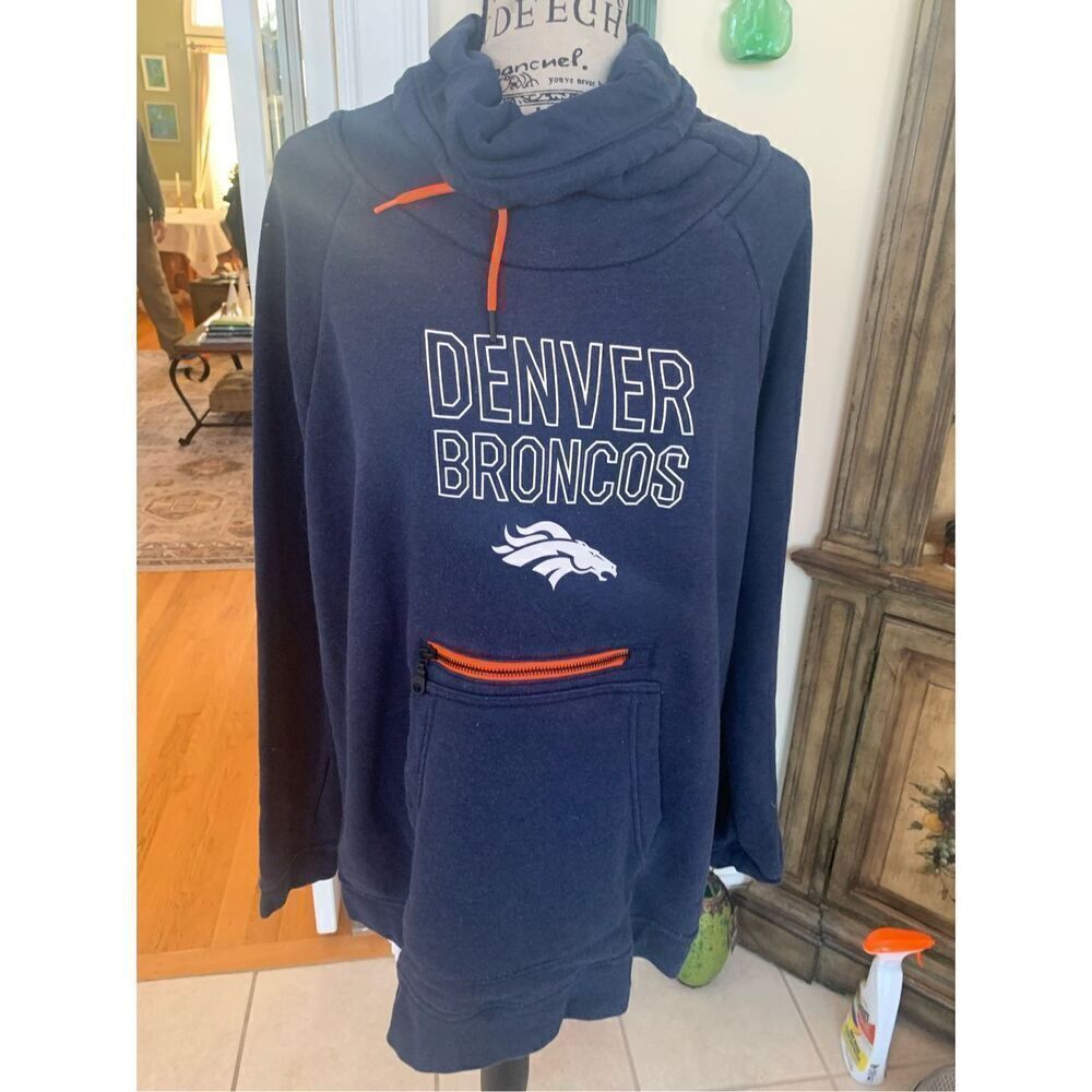 Women’s Broncos Cowl Neck Sweatshirt - Picture 8 of 8